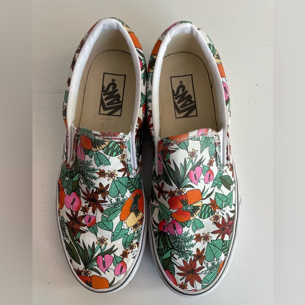 Vans Floral Print Women's Flats